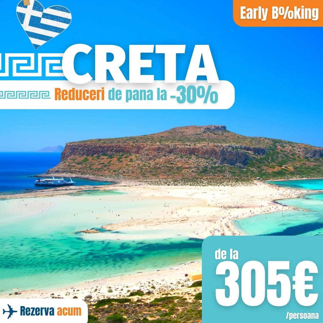 Early Booking Creta 2024 - Ce oferta sa iti alegi? | Vacanta Directa